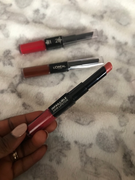 L’Oréal infallible lipsticks
